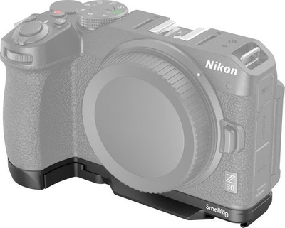 Bazë poshtë kamerës SmallRig 3857 për Nikon Z30, montim 1/4", metal, e zezë