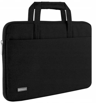 Çantë laptopi Proove Iris 14", material oxford, me ndarje për aksesorë, e zezë