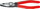 Pinca universale Knipex 03 01 140, 140mm, me doreza plastike të kuqe