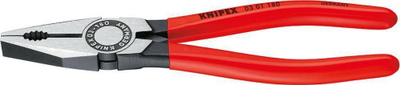 Pinca universale Knipex 03 01 140, 140mm, me doreza plastike të kuqe