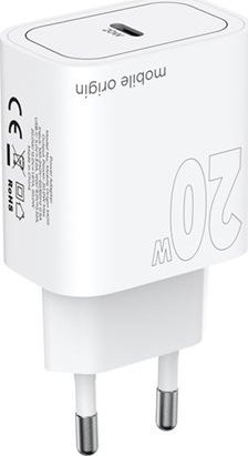 Полнач за ѕид Mobile Origin MO11, 20W PD, 1x USB C, бел
