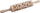 Okllai druri FLAKES, model flokë bore, 38 cm, ngjyrë druri natyrale
