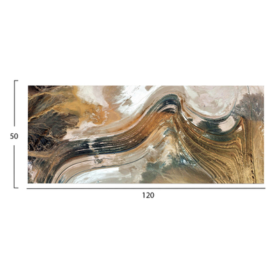 Pikturë murale GOBI Series HM4788, kanavacë e printuar, 120x50cm, shumëngjyrëshe