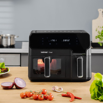 Fritezë me ajër Zelmer ZAF9000, 5.5L, 8 programe, e zezë