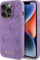 Këllëf telefoni Guess Leather 4G Stamped, për iPhone 15 Pro, lëkurë eko, lejla