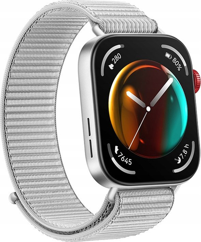 Ora e zgjuar Huawei Watch Fit 3, 1.82" AMOLED, Wi‑Fi, GPS, ngjyrë argjendi