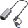 Përshtatës rrjeti Allnet USB 3.0 Type C dhe A, 2.5 Gbit/s, RJ45, gri