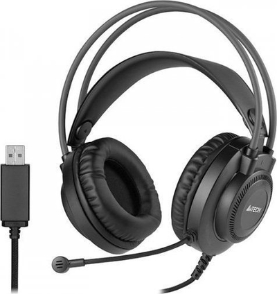 Kufje me mikrofon A4Tech FStyler FH200U, të zeza