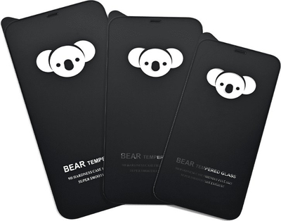 Xham mbrojtës Bear HD për Samsung Galaxy S24 FE, 3D, kornizë e zezë