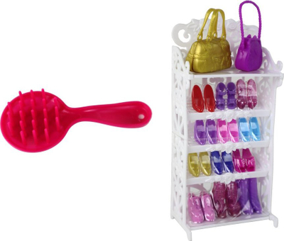 Kukull Defa Lucy Leantoys, me fustan rozë, set me aksesorë, rozë