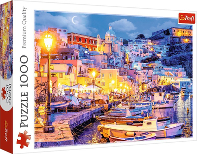 Puzzle Trefl Procida Island by Night Italy, 1000 copë, shumngjyrësh