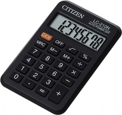 Kalkulator Citizen LC-210NR, i zi
