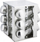 Set kavanozash për erëza KingHoff KH-4008, 13 copë, çelik inox, argjendtë