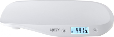 Peshore bebe Camry CR 8185, deri 20kg, ekran LCD, e bardhë