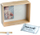 Рамка за спомени Baby Art Deep Frame Wooden, за отпечатоци од бебе, природно дрво