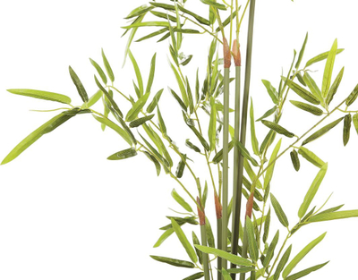 Bimë artificiale Beliani Bambusa Vulgaris, 100 cm, në vazo, jeshile