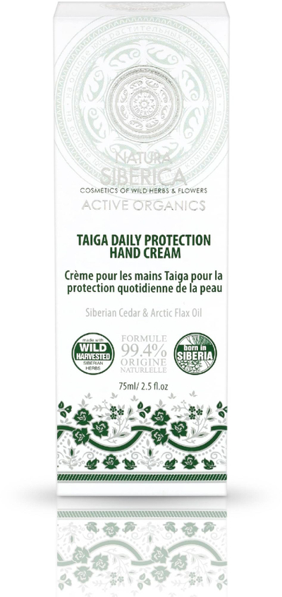 Krem duarsh Natura Siberica Taiga Daily Protection, ushqyes, 75ml, i bardhë