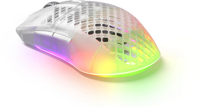 Maus SteelSeries Aerox 3 Wireless, Ghost Edition, transparent