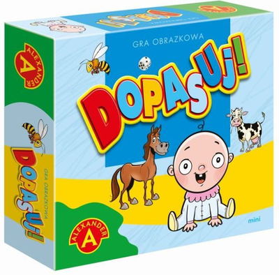 Loja shoqërore Alexander Match Mini, version kompakt, me figura, shumëngjyrëshe