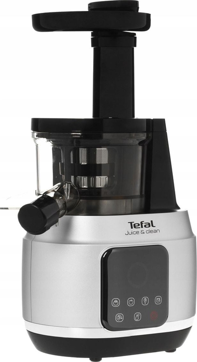 Shtrydhëse frutash Tefal ZC420E38, slow juicer, Cold Pressing, ngjyrë argjendi
