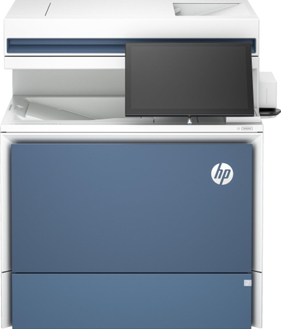 Printer multifunksional HP Color LaserJet Enterprise Flow MFP 5800zf, lazer me ngjyra, A4, i bardhë