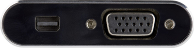Adapter video USB C StarTech, Mini DisplayPort 4K 60Hz, VGA 1080p, gri