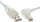 Kabllo USB InLine 34517R, USB A në USB B, 0.5 m, transparente