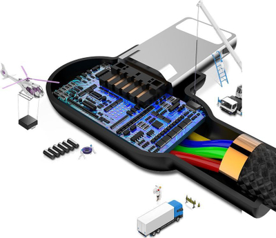 Kabllo USB Mcdodo MDD43, USB A në Lightning, 1.8 m, e zezë