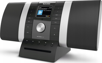 Radio multifunksionale TechniSat MULTYRADIO 4.0 SE, DAB+ FM internet radio, Bluetooth Spotify, e zezë