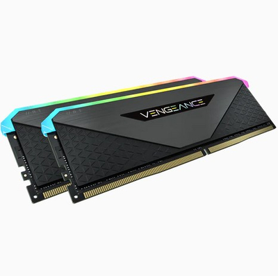 Меморија RAM CORSAIR Vengeance RGB RT 16GB, DDR4 3600MHz, 2x8GB, за десктоп