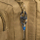 Set karabinash Mil Tec S Hook, 10 copë, material DuraFlex dhe metal, të zeza