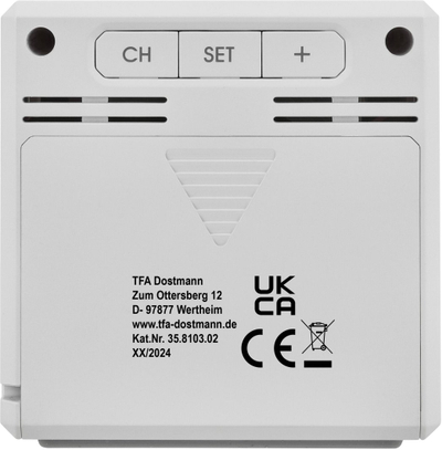 Set monitorimi temperature TFA Dostmann TFA.me Starter Set ID 01, WLAN Gateway me 3 transmetues ID A3, termometër digjital, i bardhë