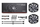 Ventilatorë PC Noctua NF-A14x25r G2 PWM Sx2 PP Chromax Black, set 2x 140mm, qetë, të zinj