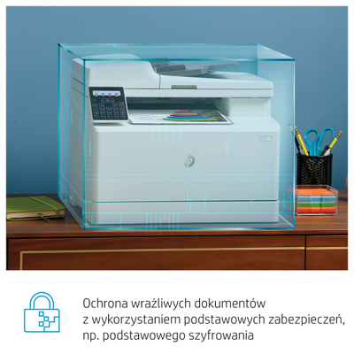 Печатач HP Color LaserJet Pro M183fw, сè-во-едно, бел