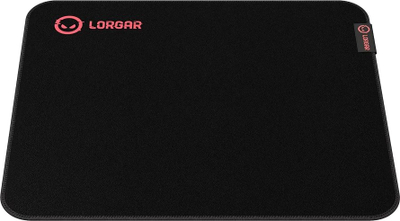 Mousepad Prestigio Main 323, 360x300x3mm, kontroll i lartë, i zi