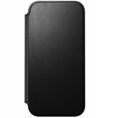 Këllëf lëkure Nomad Modern Leather Folio për iPhone 17 Pro, me portofol, MagSafe, i zi