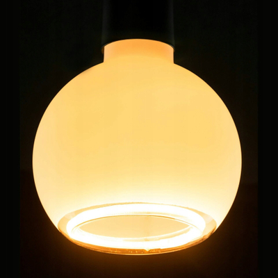 Llambë LED SEGULA G125 E27, 5W, matt Ambient Dim, e bardhë
