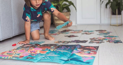 Puzzle Janod Magical The Ocean, 24 copa, 65x50 cm, shumëngjyrësh