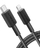 Kabllo karikimi Anker 322 USB-C në Lightning, 0.9m, najlon, e zezë