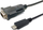 Kabull adapter USB C në Serial MH PL2303GT, 1m, i zi