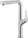 Rubinet kuzhine KFA Duero Design 6623-220-22, hundë tërheqëse, përfundim inox, argjendtë