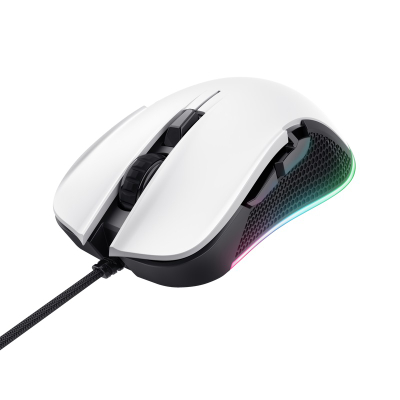 Maus Trust Gaming GXT 922, 7 200 DPI, i bardhë/i zi