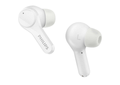 Dëgjuese Buds Philips TAT3217WT/00, wireless IPX5 Splash Mic, të zeza