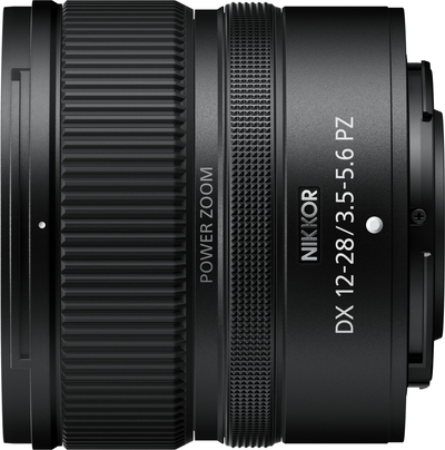 Objektiv Nikon NIKKOR Z DX 12-28mm f/3.5-5.6 PZ VR, zmadhim i gjerë, i zi