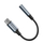 Adapter audio Wozinsky WACM-01, USB-C në 3.5mm, HiFi, i zi