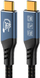 USB кабел PREMIUMCORD USB4 2.0, 80 Gbps, 240W, 1.2m, црн
