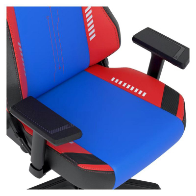 Гејминг столица Nitro Concepts X1000 Optimus Prime, потпирач 125°, 3D потпирачи за раце, сина црвена црна