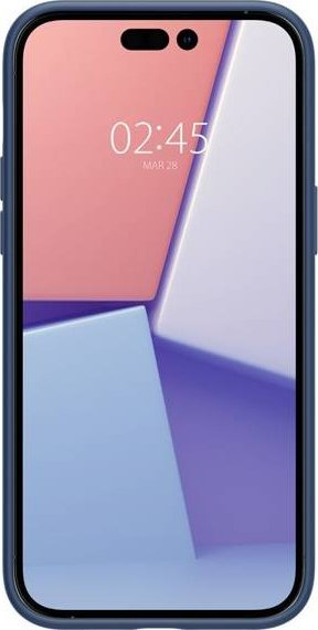 Këllëf telefoni Spigen Silicone Fit MagSafe për iPhone 14 Pro Max, silikon, blu navy