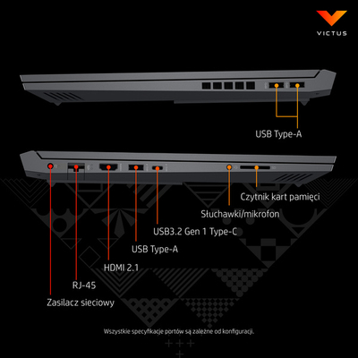 Laptop Victus by HP 16-e0427nw, 16.1", AMD Ryzen 5, 16GB RAM, 512GB SSD, NVIDIA GeForce GTX 1650, i kaltër