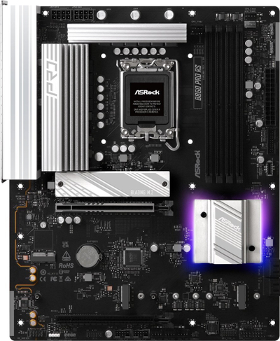 Pllakë amë Asrock B860 Pro RS, DDR5, ATX, e zezë